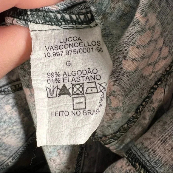 Lucca Vasconcellos Brazilian Designer Animal Print Ruffle Dress - Picture 10 of 10